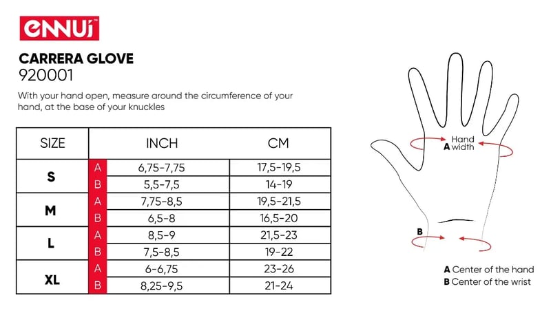Ennui - Carrera Gloves - Polsbeschermers - XL