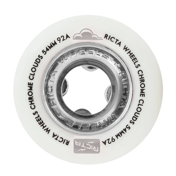 Ricta Chrome Clouds 54mm 92a - Skateboard Wielen Ricta Chrome Clouds 54mm 92a - Skateboard Wielen