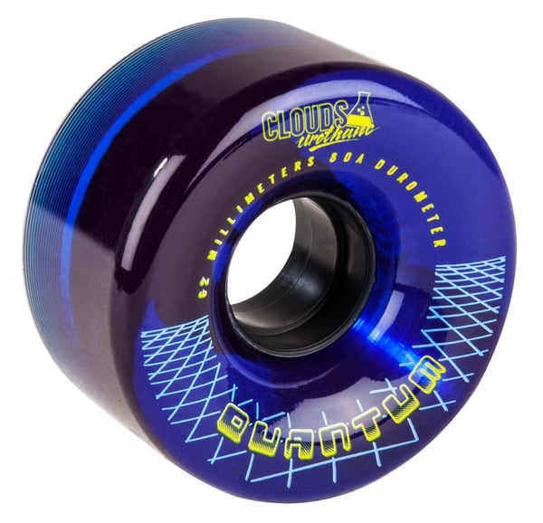 Clouds Quantum 62mm 80A Clear Blue - Rolschaats Wielen