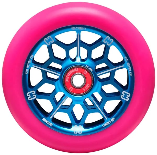 Core Hex Hollow Pink/Blue 110mm Step Wiel 