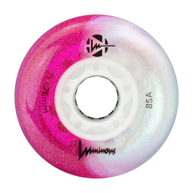 Luminous - 76mm LED 4-pack - Skate Wielen - Cotton Candy
