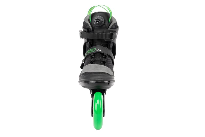 K2 - Trio LT 100 Black/Green BOA - Tri Skates - 44.5