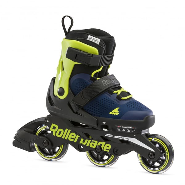 Rollerblade Microblade 3WD Royalblue/Lime Verstelbare Kinderskates