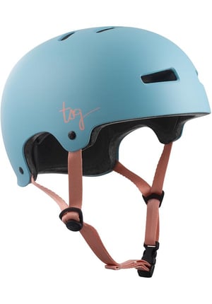 TSG Evolution W Solid Color Satin Porcelain Blue - Skate Helm