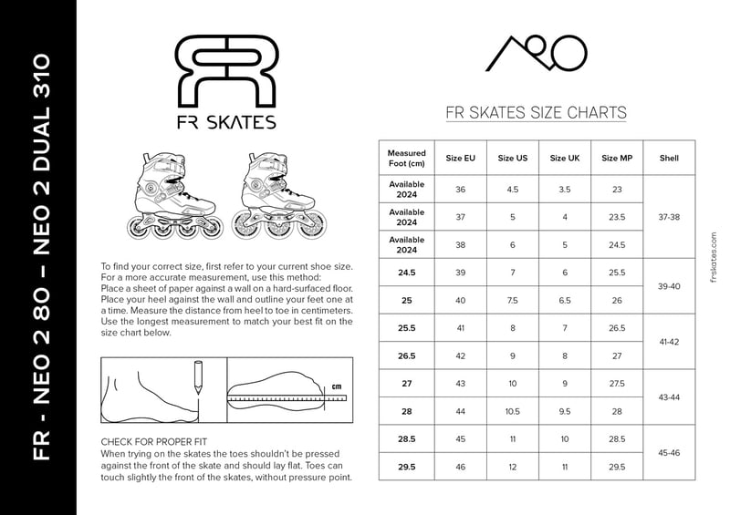 FR - NEO 2 Dual 310 - Freeskates - 41
