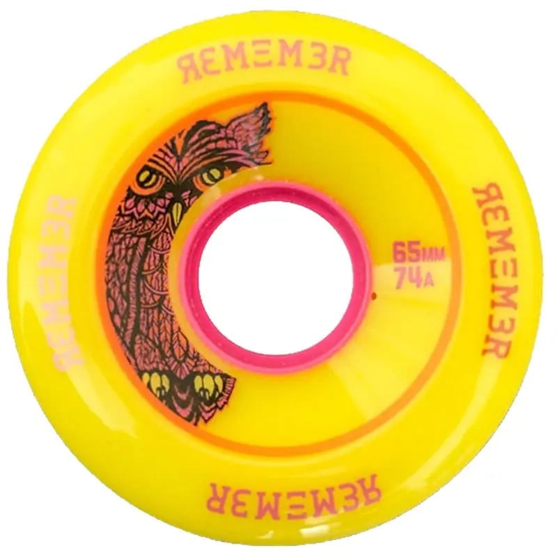 Remember - Lil' Hoots 65mm - Longboard Wielen - Roze