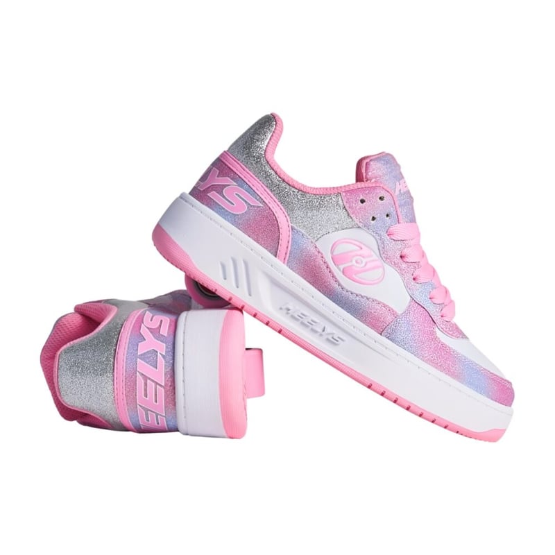 Heelys - Rezerve Low LT Pink White Rainbow - Rolschoenen - 32
