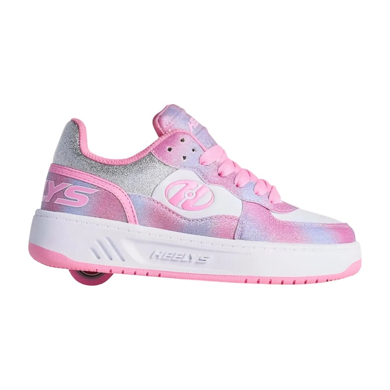 Heelys - Rezerve Low LT Pink White Rainbow - Rolschoenen - 32