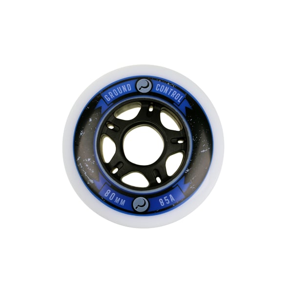 Ground Control GC Wheel 80mm 85A White 2G (4-pack) - Skate Wielen Ground Control - GC Wheel 80mm 85A White 2G (4-pack) - Skate Wielen