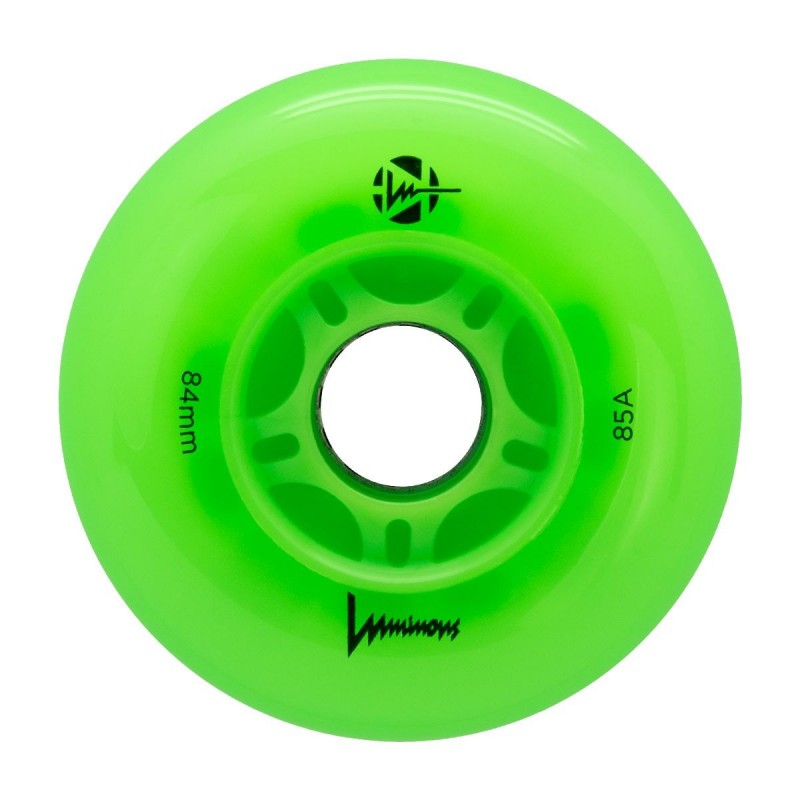 Luminous - 84mm LED 4-pack - Skate Wielen - Green Apple Glow