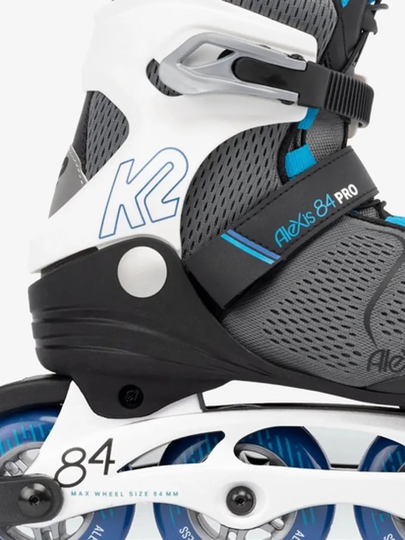K2 - Alexis 84 Pro Gray Blue - Recreatie Fitness Skates - 42.5