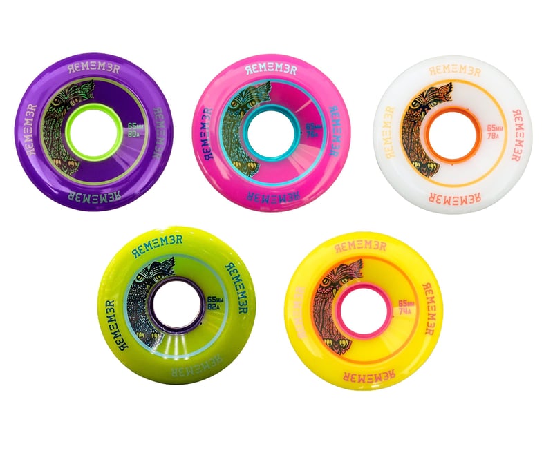 Remember - Lil' Hoots 65mm - Longboard Wielen - Roze