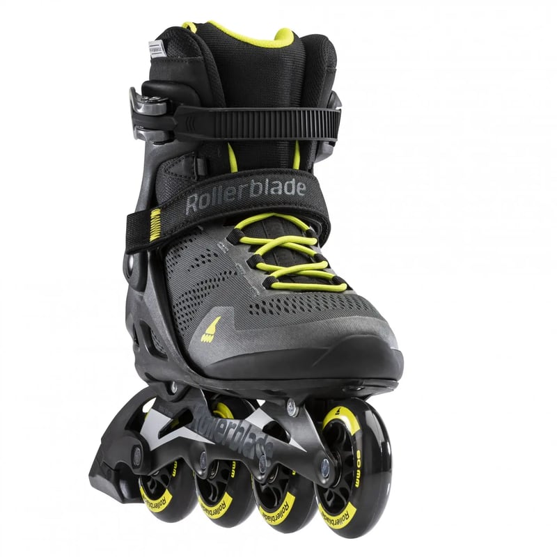 Rollerblade - Macroblade 80 Black/Lime - Recreatie Fitness Skates - 44.5