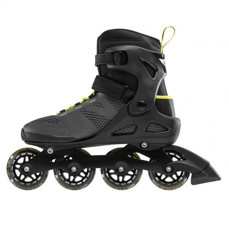 Rollerblade - Macroblade 80 Black/Lime - Recreatie Fitness Skates - 44.5