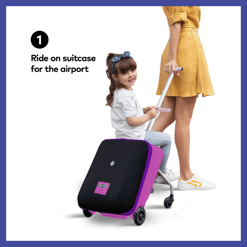Micro - Eazy Luggage - Rolkoffer - Violet