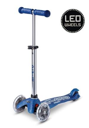 Micro Mini Deluxe led glitter blue
