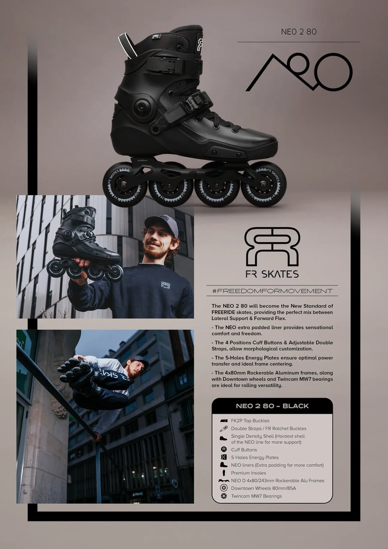 FR - NEO 2 80 - Freeskates - 44