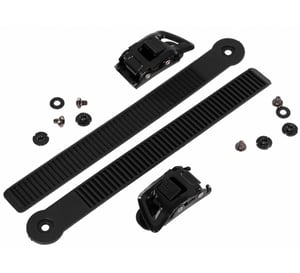 Powerslide Shadow Buckle Black Set Buckle & Straps