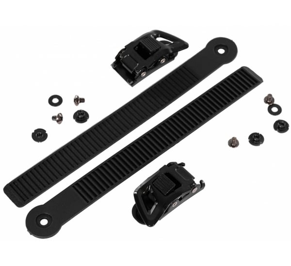 Powerslide Shadow Buckle Set - Buckle & Straps Powerslide Shadow Buckle Black Set Buckle & Straps
