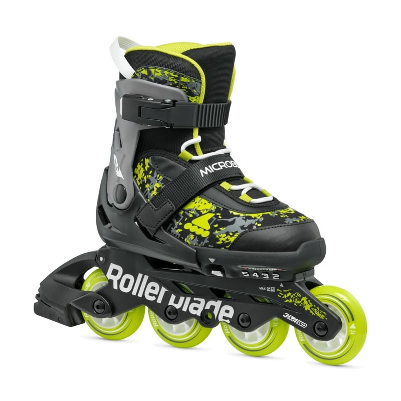 Rollerblade - Microblade SL Black/Lime - Verstelbare Kinderskates - 36.5