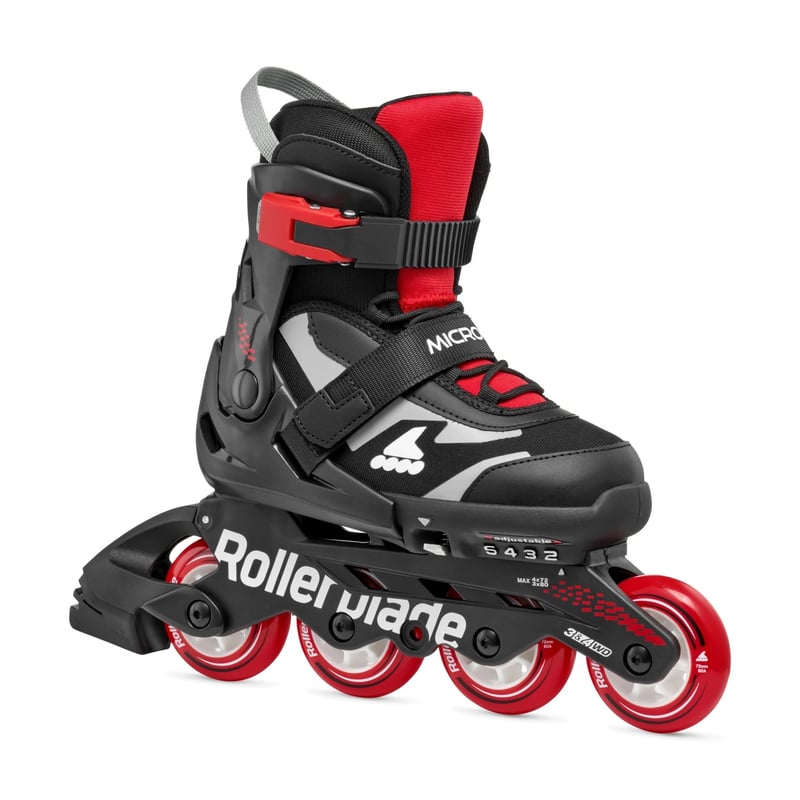 Rollerblade - Microblade Black/Red - Verstelbare Kinderskates - 36.5