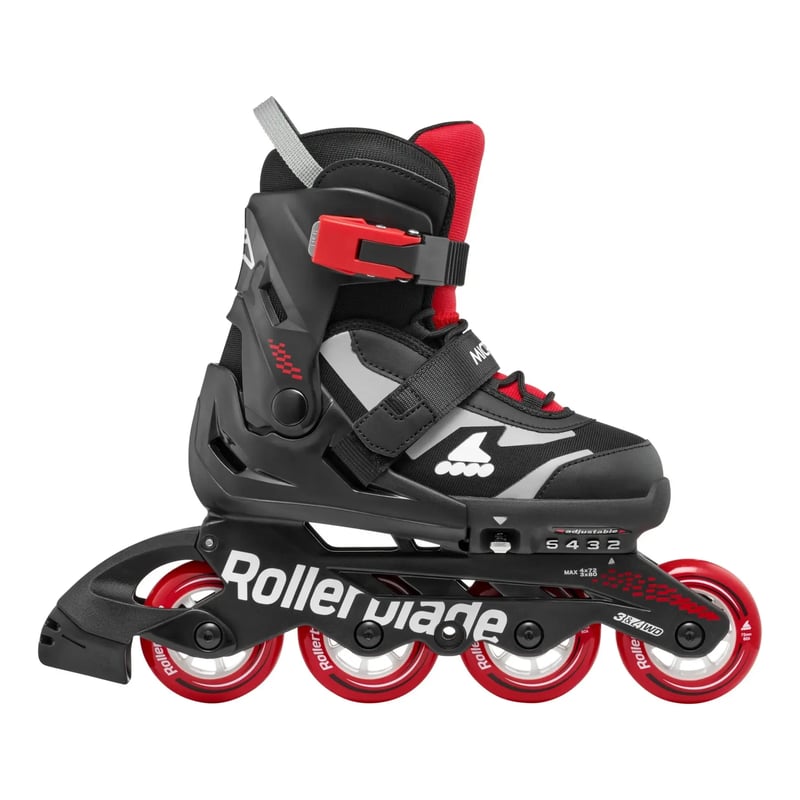Rollerblade - Microblade Black/Red - Verstelbare Kinderskates - 33-36.5