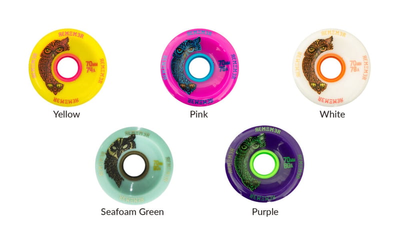 Remember - Hoot 70mm - Longboard Wielen - Roze