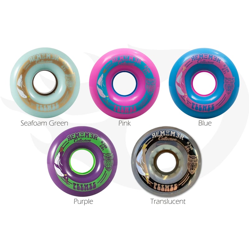Remember - Peewee 62mm - Longboard Wielen - Blauw