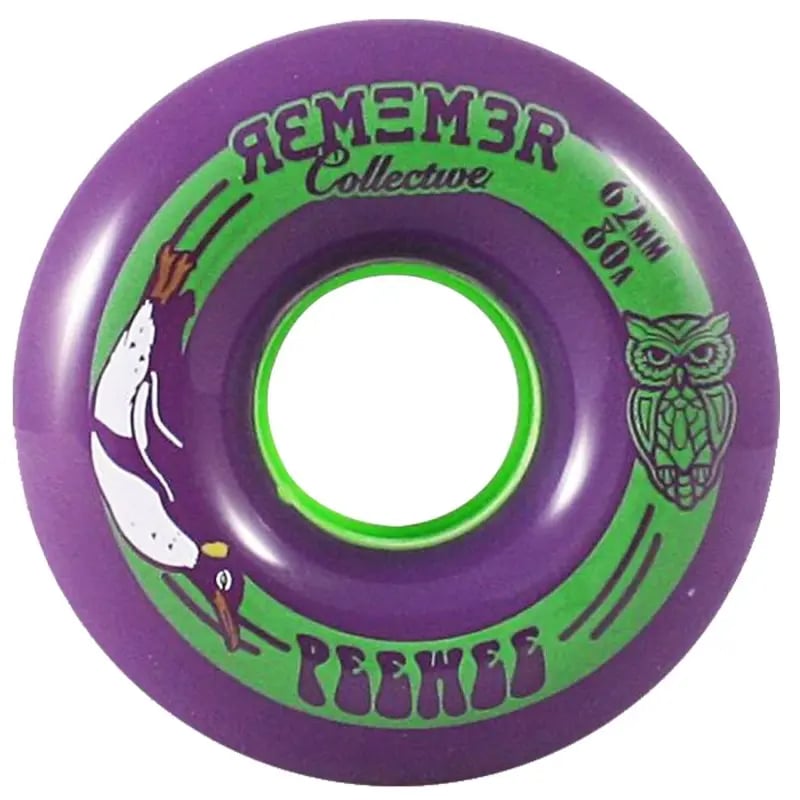 Remember - Peewee 62mm - Longboard Wielen - Blauw