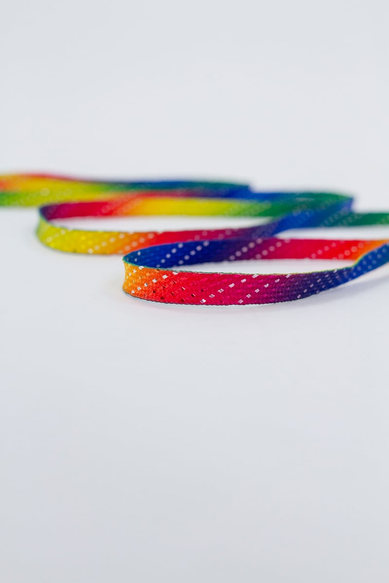 Rio Roller - Laces Rainbow - Veters - 155cm