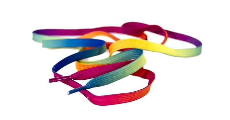 Rio Roller - Laces Rainbow - Veters - 155cm