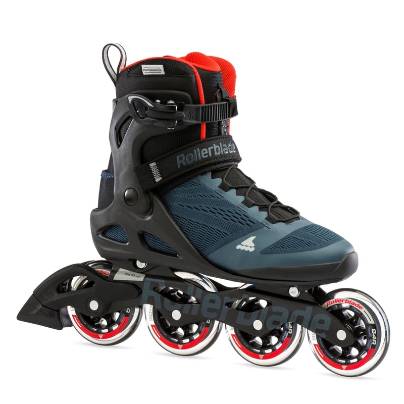 Rollerblade - Macroblade 90 Orion Blue/Spicy Orange - Fitness/Tour Skates - 44.5