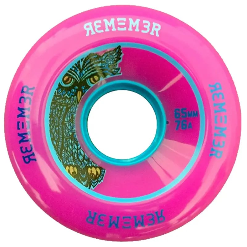 Remember - Lil' Hoots 65mm - Longboard Wielen - Roze