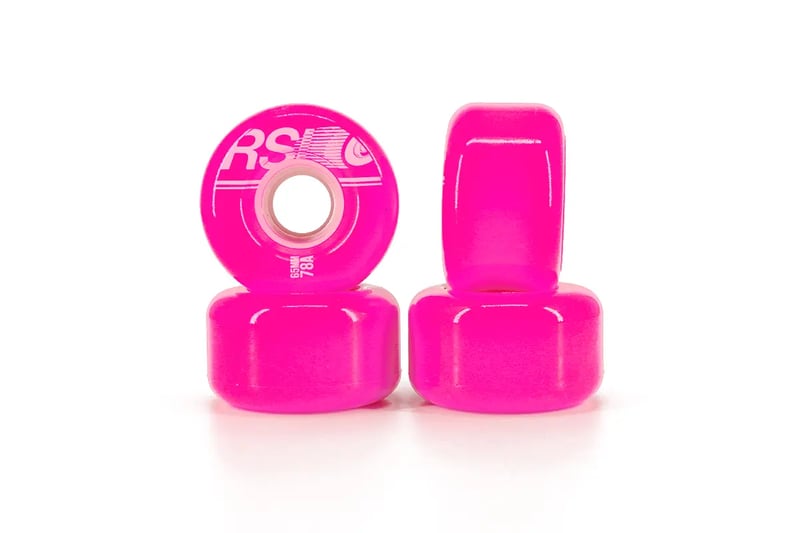 RSI - Super Cruiser 65mm 78A Quad Wheels - Rolschaats Wielen - Roze