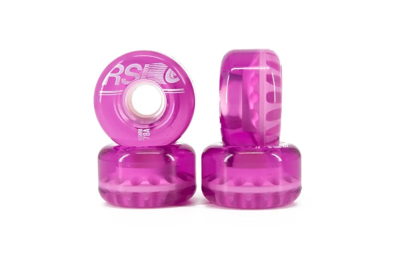 RSI - Super Cruiser 65mm 78A Quad Wheels - Rolschaats Wielen - Roze