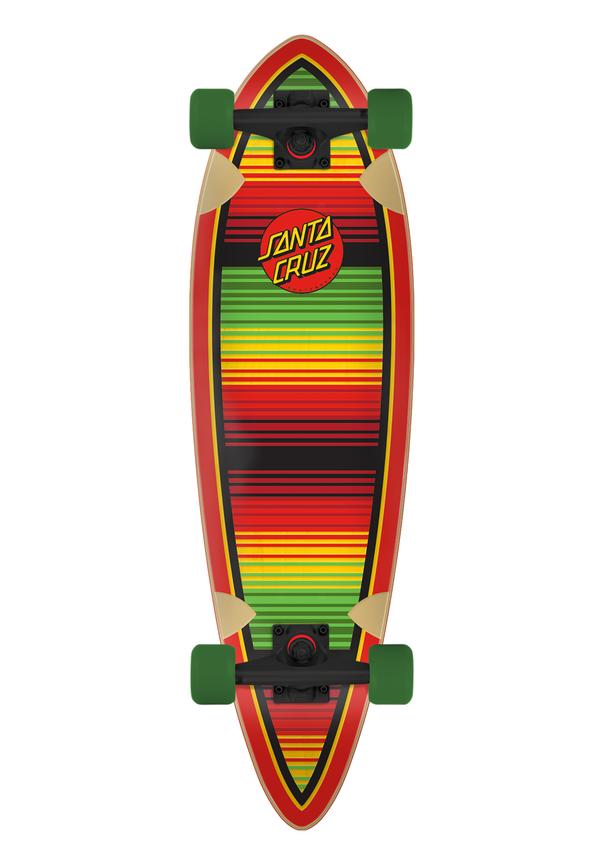 Santa Cruz - Serape Dot Pintail 33" Multicolored - Longboard Complete