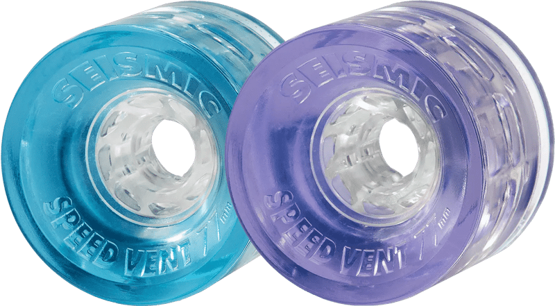 Seismic - Speed Vent 77mm - Longboard Wielen - Blauw