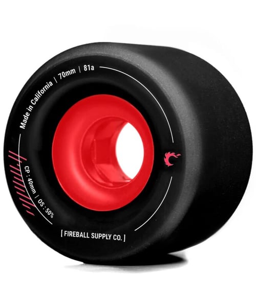 Fireball Tinder 70mm 81A - Longboard Wielen Fireball Tinder 70mm 81A Longboard Wielen
