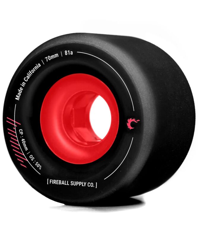 Fireball - Tinder 70mm 81A - Longboard Wielen