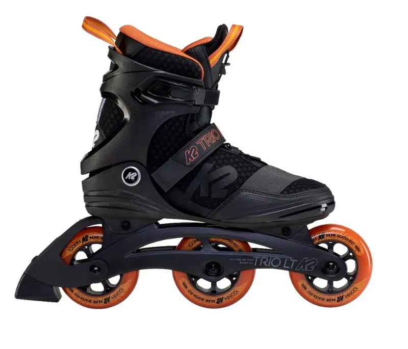 K2 - Trio LT 100 Black/Orange - Tri Skates - 46
