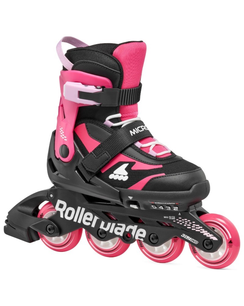 Rollerblade - Microblade Black/Pink - Verstelbare Kinderskates - 28-32