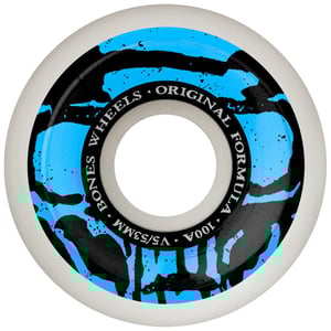 Bones Mummy Skulls O.G. Frmla V5 Sidecut Whls 100A Wht 53mm