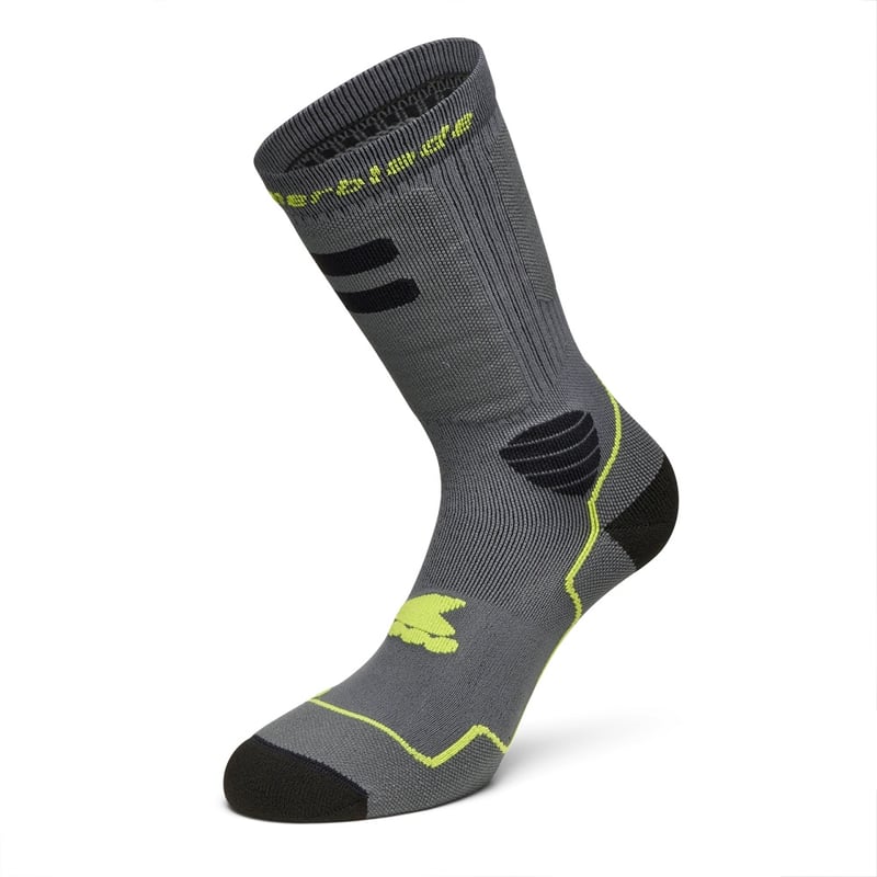 Rollerblade - High Performance Anthracite/Lime - Skate Sokken - XL