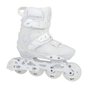 Luminous Rayon White verstelbare kinderskates met led wielen