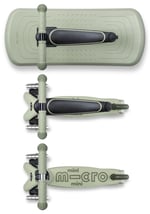 Micro Mini 6in1 Rock & Go led Green - Hobbelboard tot Step