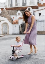 Micro Mini 6 in 1 Rock & Go led Pink - Meegroei Step foto