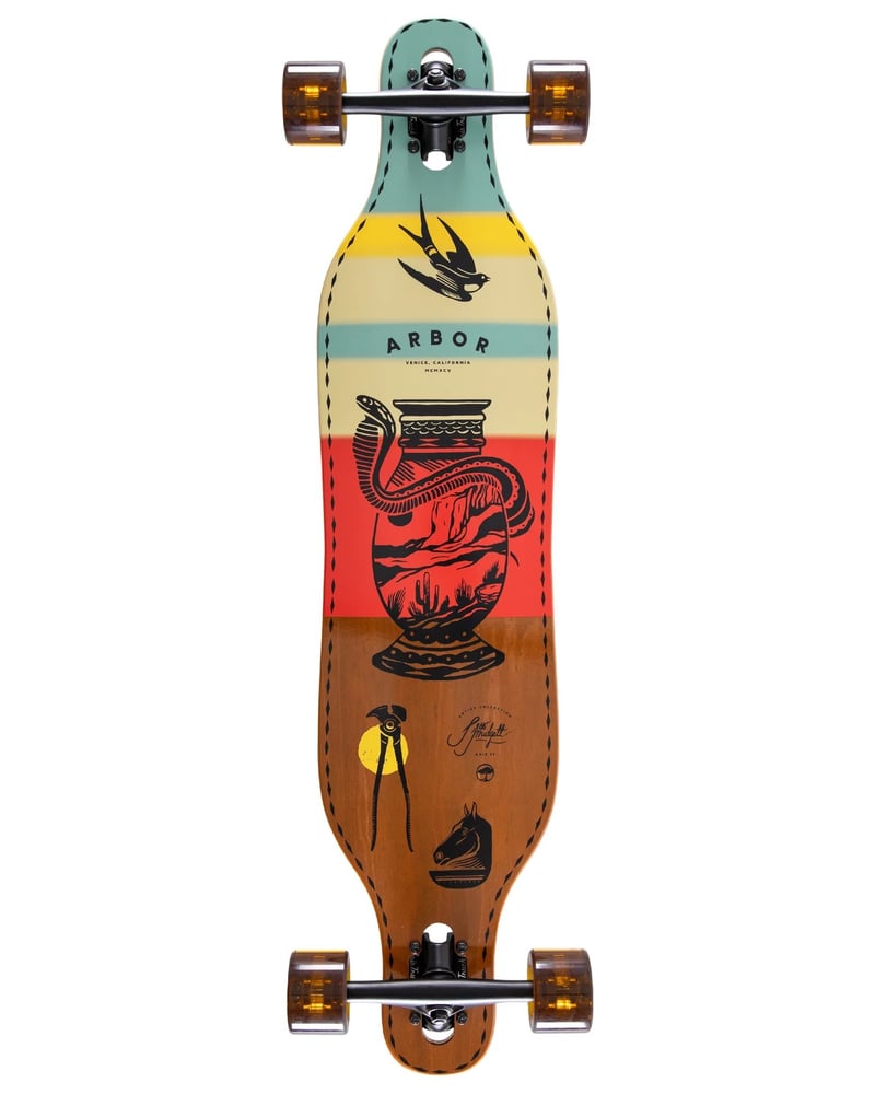 Arbor - Axis Artist Collection Jess Mudgett 37" - Longboard Complete