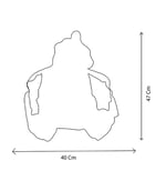 afmetingen Panda Rugtas wild and soft