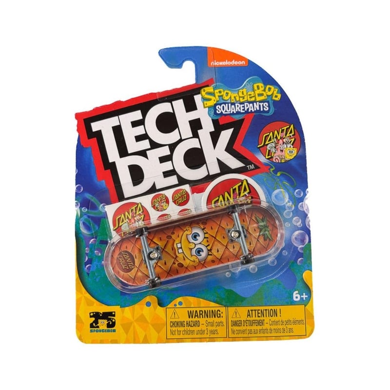 Tech Deck - Santa Cruz Spongebob Pineapple - Fingerboard afbeelding