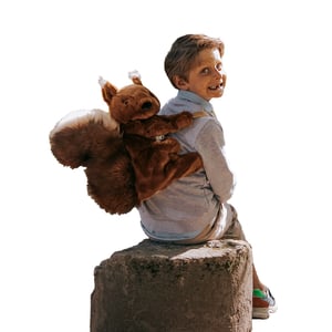 wild and soft rugtas eekhoorn